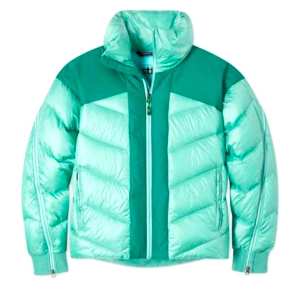 STIO Tayloe Down Jacket Snow Women's Dusted Agave Green M 🔖